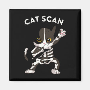 Aimant Cat Scan Ct Scan Funny Cat X-ray Pun mème Rad Tech