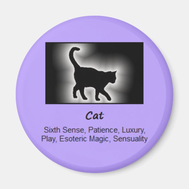 Aimant Cat Totem Animal Spirit Signification (Devant)