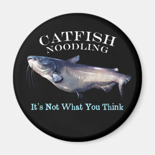 Aimant Catfish Noodling Ce n'est pas ce que vous pensez