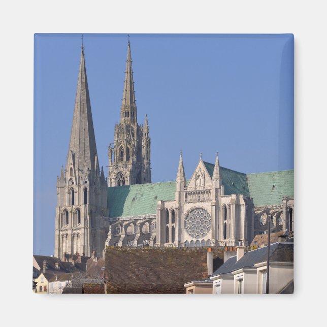 Aimant Cathédrale de Chartres en France (Devant)