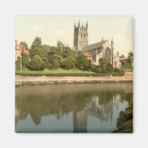 Aimant Cathédrale de Worcester, Worcestershire, Angleterr