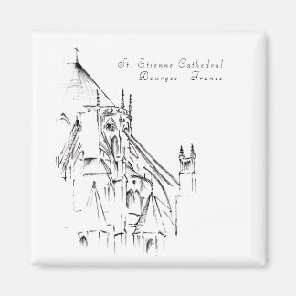 Aimant Cathédrale gothique de Bourges, France