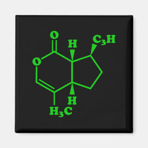 Aimant Catnip Nepetalactone Formule chimique moléculaire