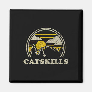 Aimant Catskills New York Ny T Shirt Vintage Randonnée Mo