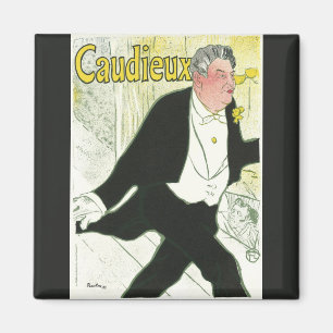 Aimant Caudieux par Toulouse Lautrec, Art Nouveau Vintage