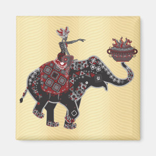 Aimant Cavalier d'éléphant