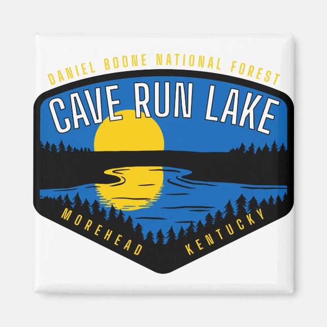 Aimant Cave Run Lake Kentucky (Devant)