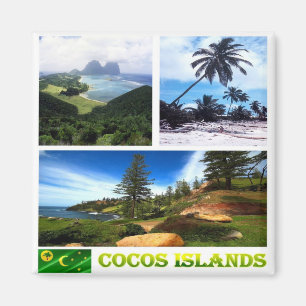 Aimant CC - Îles Cocos et Keeling - Mosaic