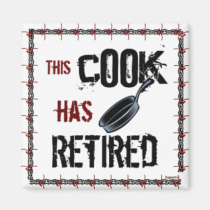 Aimant Ce cuisinier s'est retiré