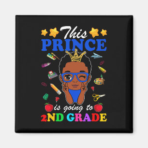 Aimant Ce prince va en 2e année, retour à l'école A