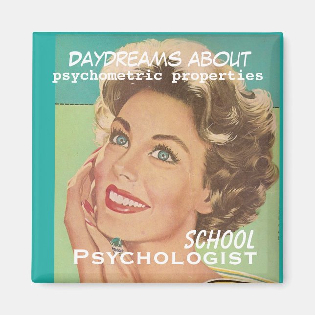 Aimant Ce que les psychologues de l'école rêvent de l'aim (Devant)