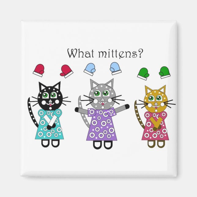 Aimant Ce que Mittens (Devant)