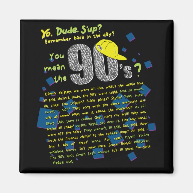 Aimant Ce que nous avons dit dans les années 90 (Devant)