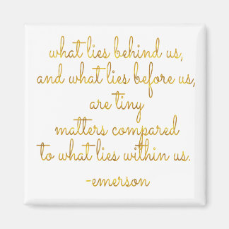 Aimant Ce qui se trouve en nous Emerson Gold Faux Foil Ci