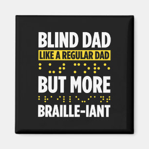 Aimant Cécité Pour Les Aveugles Personne Aveugles Braille