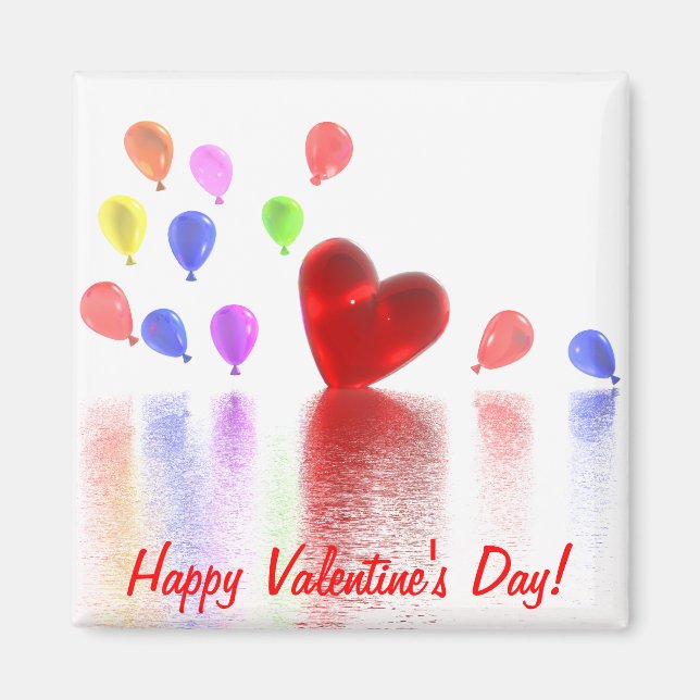 Aimant Célébration de la Saint Valentin (Devant)