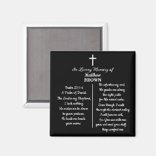 Aimant Célébration de la vie Verset de la Bible Souvenir