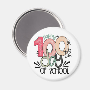 Aimant célébration des 100 jours d'école