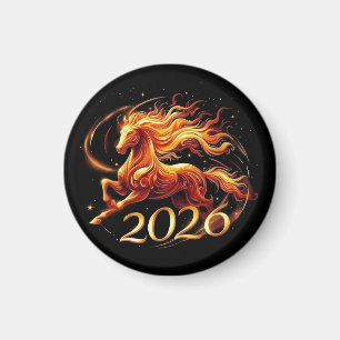 Aimant Célébrations de l'année chinoise du cheval 2026