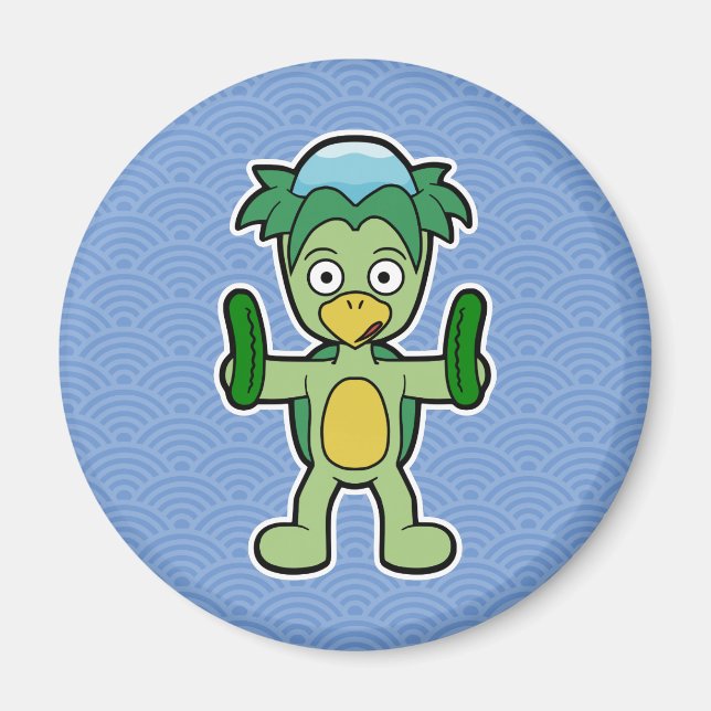 Aimant Célèbre Monstre Japonais - Kappa Yokai (Devant)