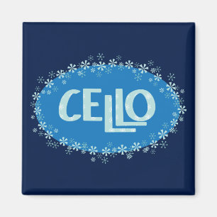 Aimant Cello d'hiver