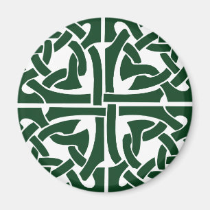 Aimant Celtic vert Knotwork de lierre