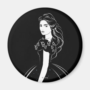 Aimant Cendrillon en noir