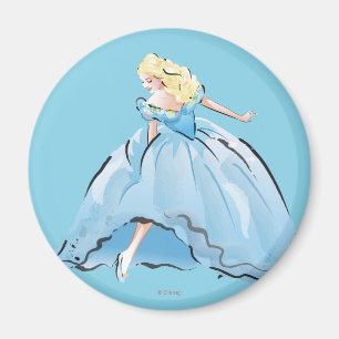 Aimant Cendrillon Et Sa Chaussure En Verre