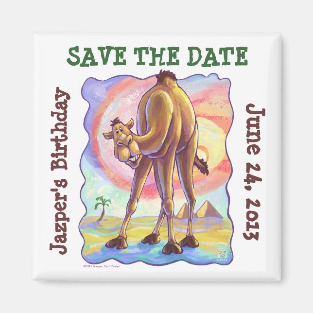 Aimant Centre de fête du chameau (Devant)