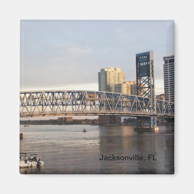 Aimant Centre-ville de Jacksonville, Floride (Devant)