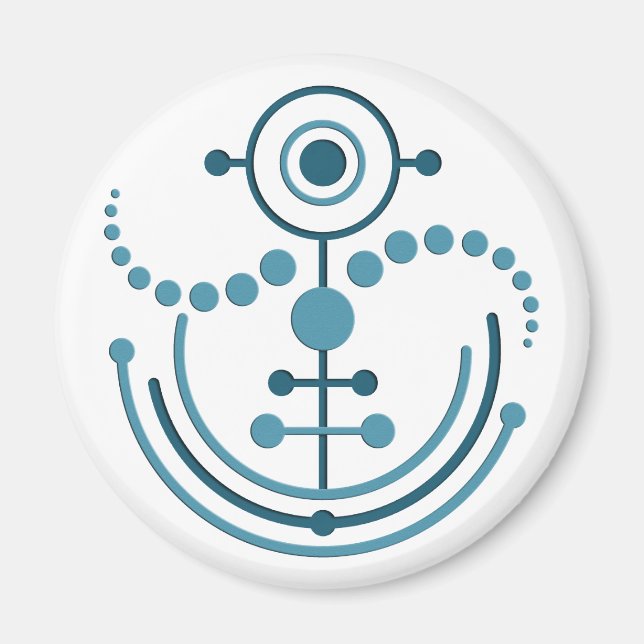 Aimant cercle de cultures VIII (Devant)