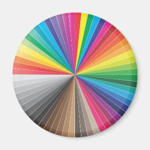 Aimant cercle de nuances de couleurs