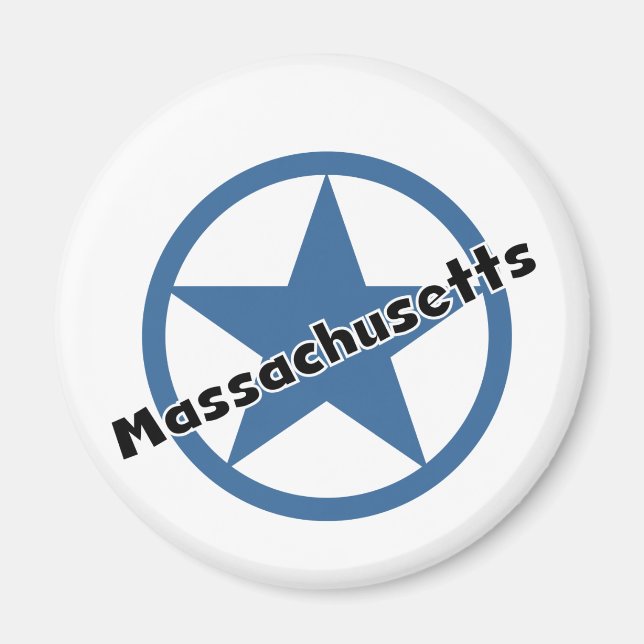 Aimant Cercle Massachusetts (Devant)
