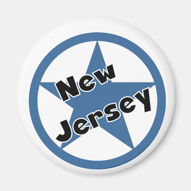 Aimant Cercle New Jersey (Devant)