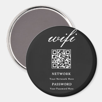 Aimant Cercle | Réseau de mot de passe Wifi Modern