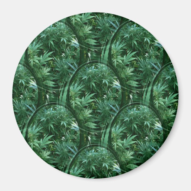 Aimant Cercles de Feuilles..... (Devant)