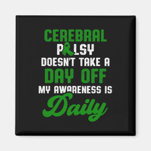 Aimant Cérébral Palsy Cp Sensibilisation Guerrier Surv
