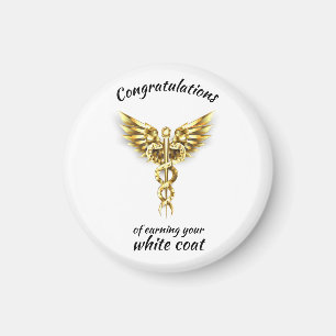 Aimant Cérémonie du manteau blanc Gold Médicale