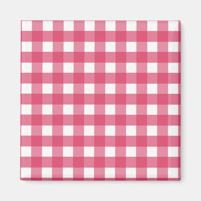Aimant Cerise en vichy (Devant)