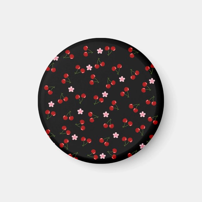 Aimant Cerises noires (Devant)
