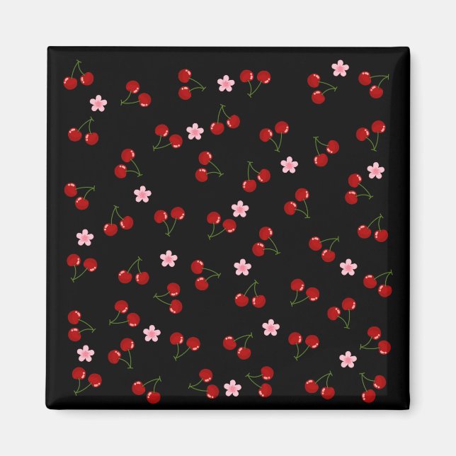 Aimant Cerises noires (Devant)
