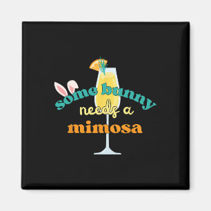 Aimant Certains Lapins Ont Besoin D'Un Mimosa Hommes Drôl