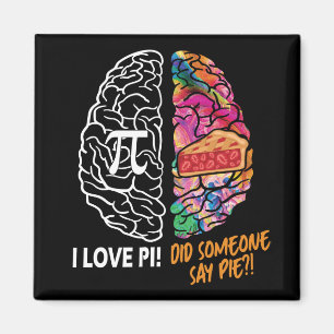 Aimant Cerveau gauche Pi du cerveau droit