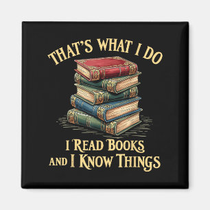 Aimant C'est Ce Que Je Fais Je Lis Des Livres Et Je Conna