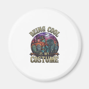 Aimant C'est Cool C'est Déguisement Halloween Cimetière Z