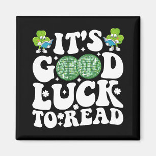 Aimant C'est la chance de lire le Jour de la Saint Patric