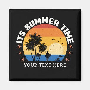 Aimant C'est la conception de coucher de soleil tropical 