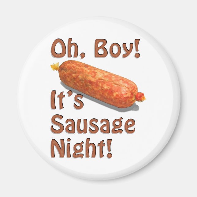 Aimant C'est la nuit de la saucisse ! (Devant)