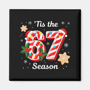 Aimant C'est la saison 67 Six Sept Noël Brainrot Mem