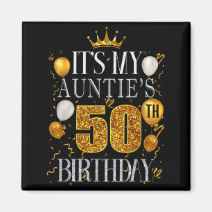 Aimant C'est l'anniversaire des 50 ans de ma tante Joyeux